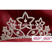 Étoile en strass Petits enfants Accessoires pour cheveux Décoration en diamant de mariée Tiara